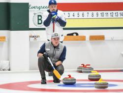 Two skips watching stone come into house
