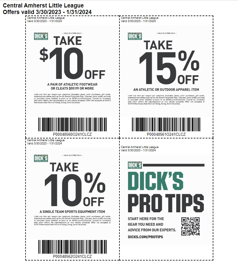 Dick s Sporting Goods Coupons