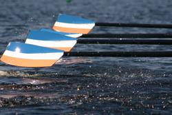 OARS orange and blue blades